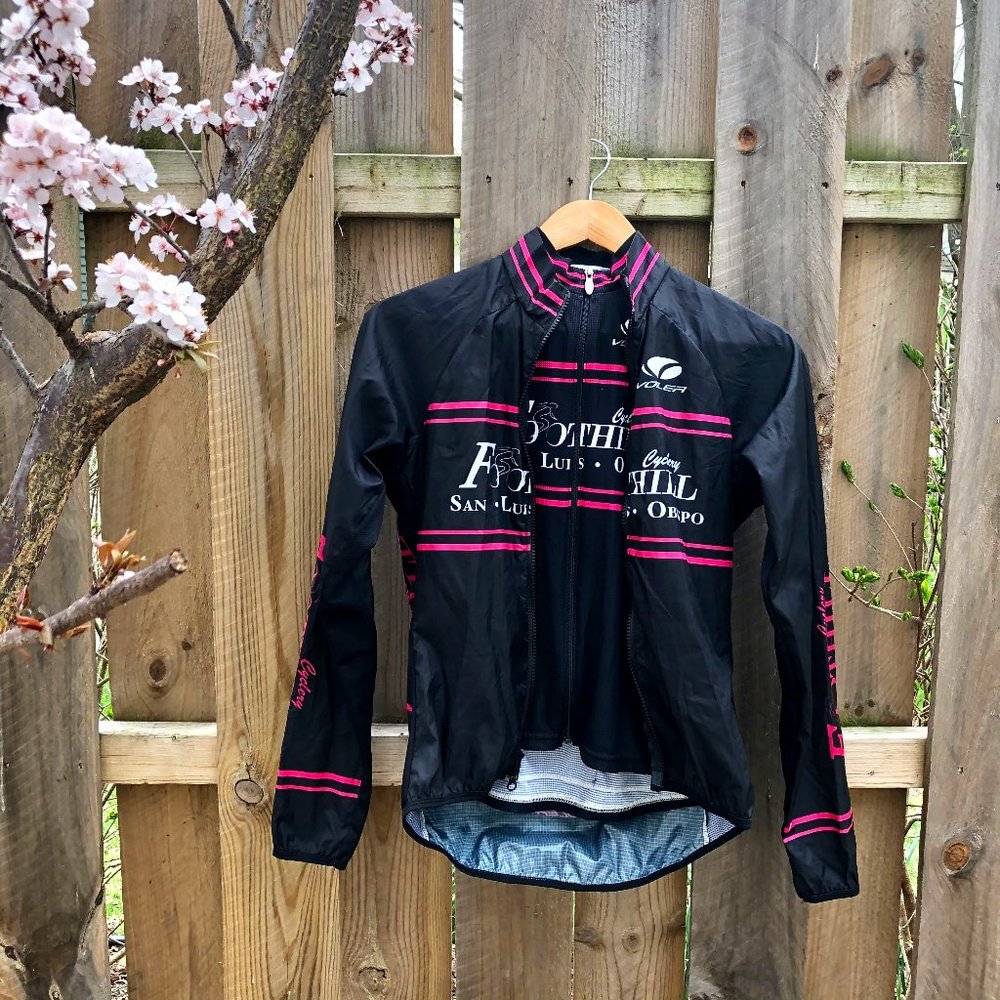 Voler cycling jersey and wind jacket set